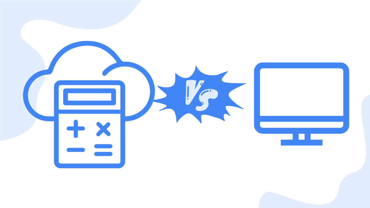 desktop vs cloud accounting image